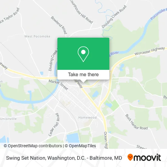 Swing Set Nation map