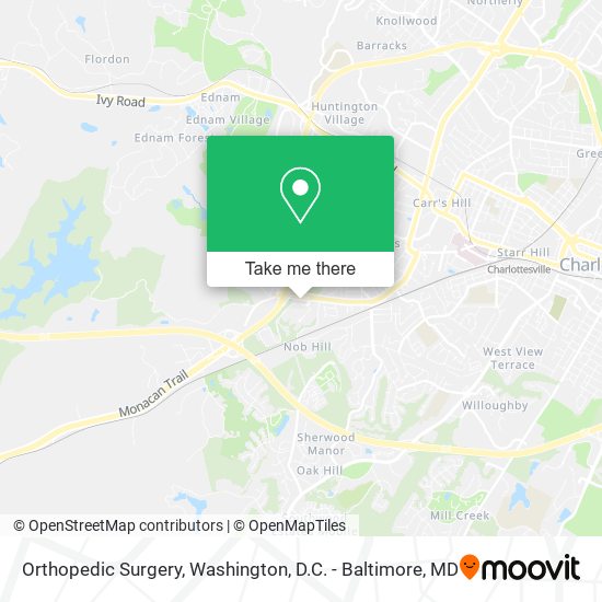 Orthopedic Surgery map