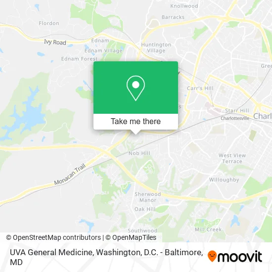 UVA General Medicine map