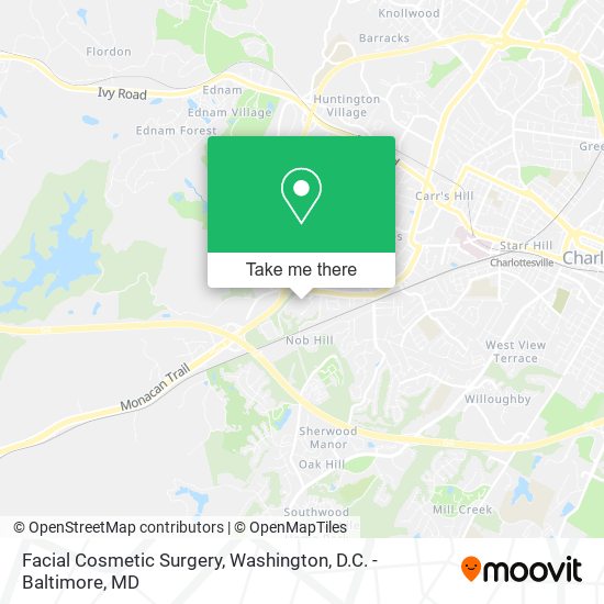 Facial Cosmetic Surgery map