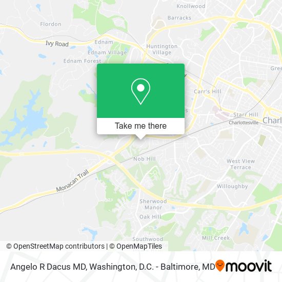 Angelo R Dacus MD map