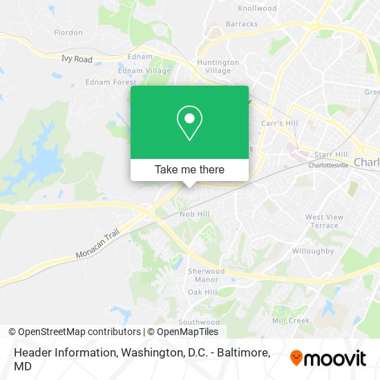 Header Information map
