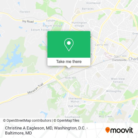 Christine A Eagleson, MD map