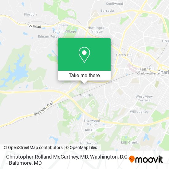 Mapa de Christopher Rolland McCartney, MD