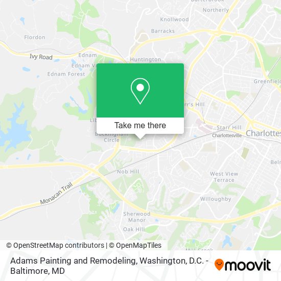 Mapa de Adams Painting and Remodeling