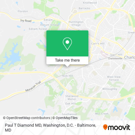 Paul T Diamond MD map