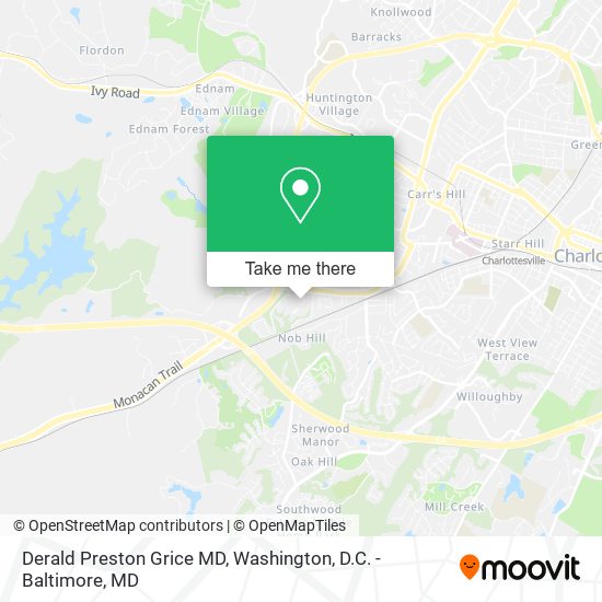 Derald Preston Grice MD map