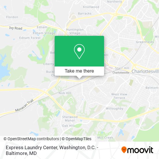 Mapa de Express Laundry Center