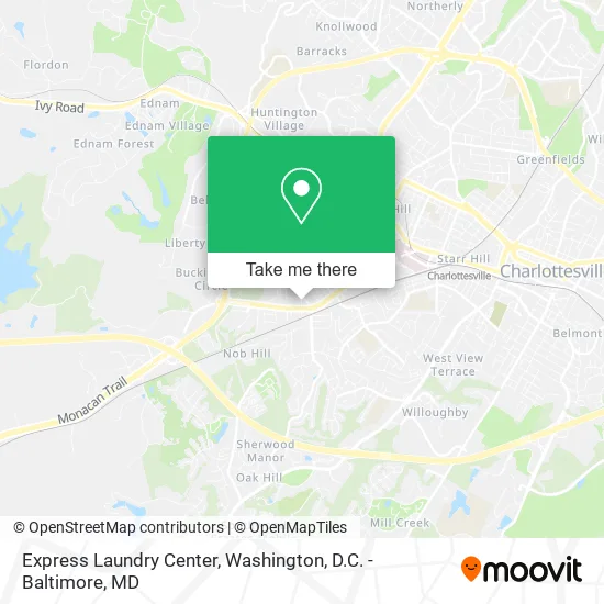 Express Laundry Center map
