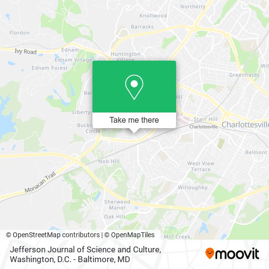 Jefferson Journal of Science and Culture map