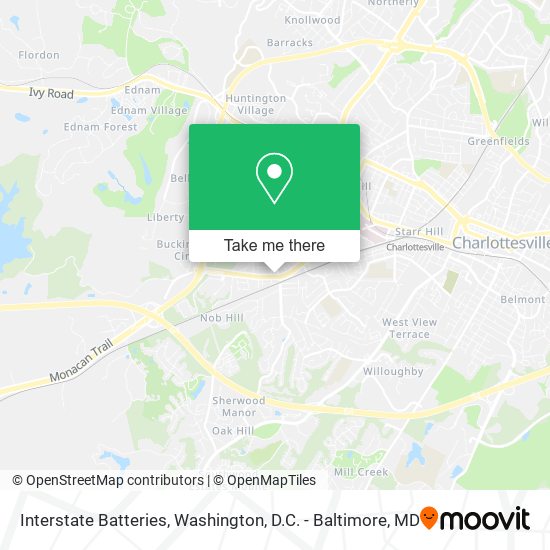 Interstate Batteries map