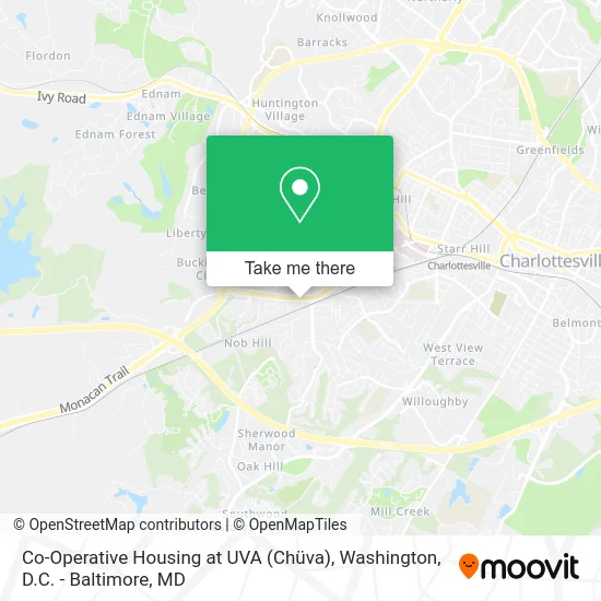 Co-Operative Housing at UVA (Chüva) map