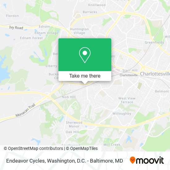 Endeavor Cycles map