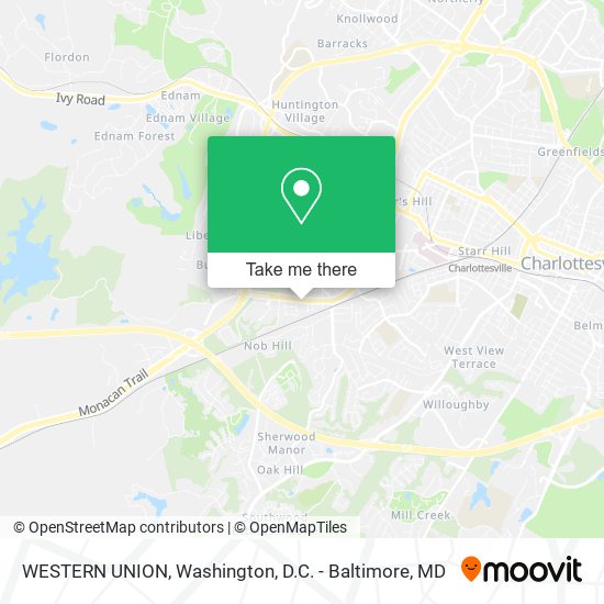 Mapa de WESTERN UNION
