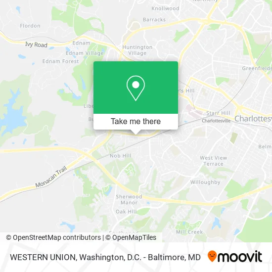 WESTERN UNION map