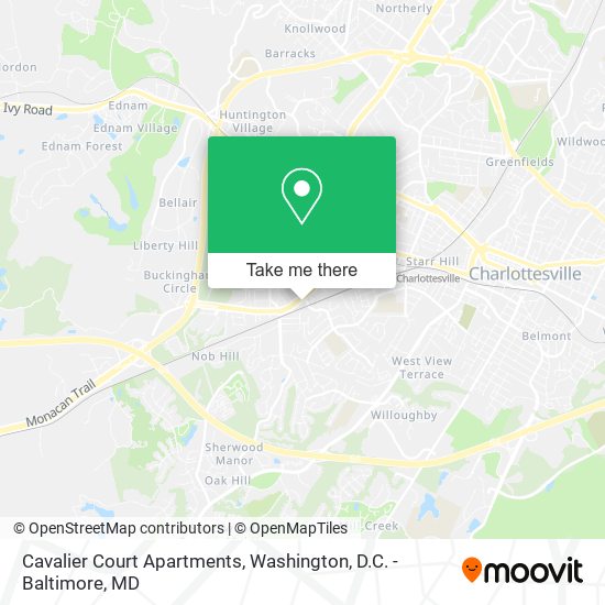 Mapa de Cavalier Court Apartments
