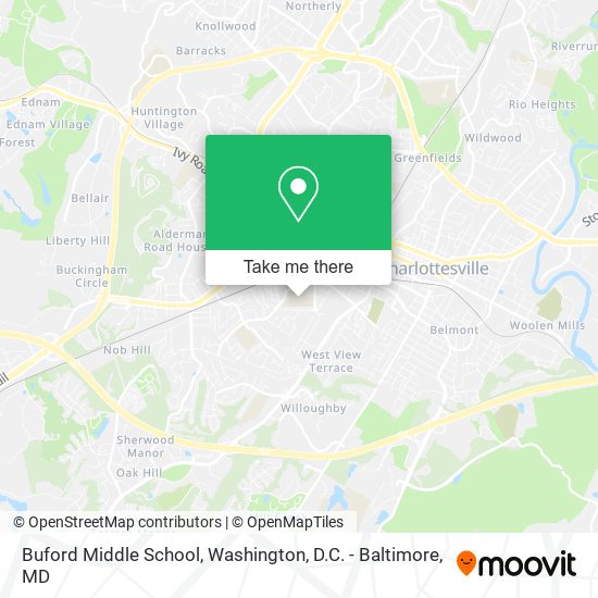 Buford Middle School map