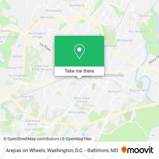 Mapa de Arepas on Wheels