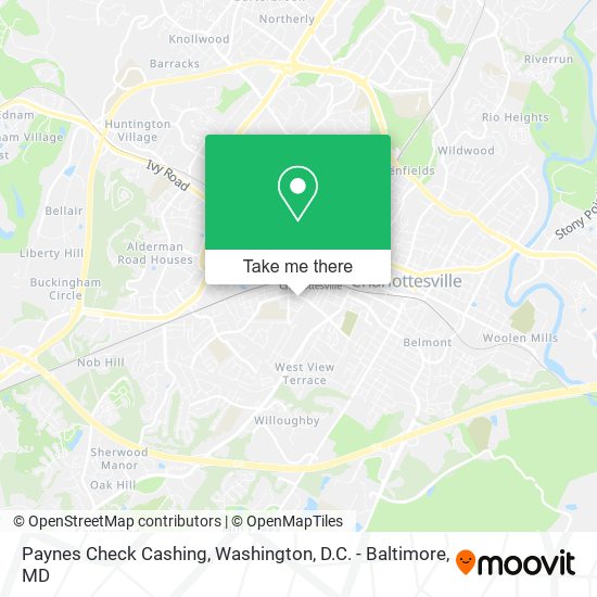 Paynes Check Cashing map
