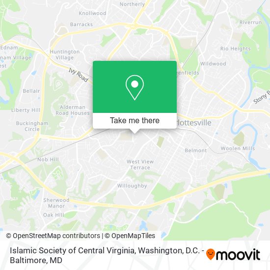 Mapa de Islamic Society of Central Virginia