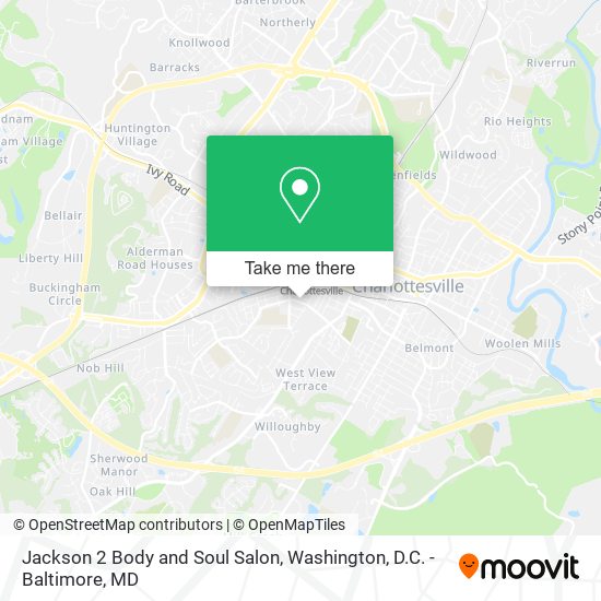 Mapa de Jackson 2 Body and Soul Salon
