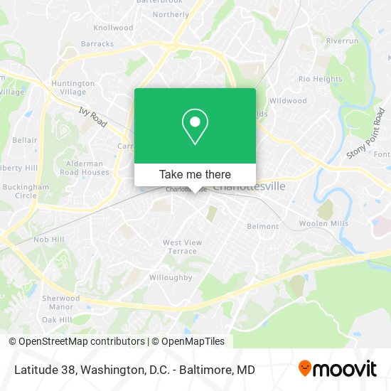 Latitude 38 map