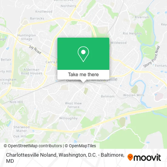Charlottesville Noland map