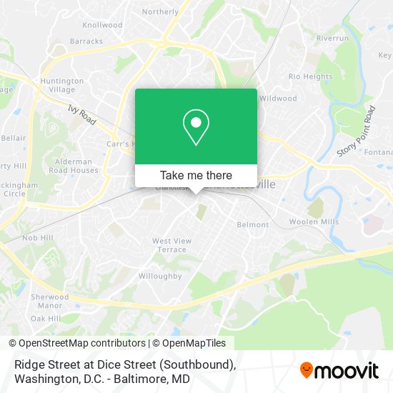 Mapa de Ridge Street at Dice Street (Southbound)