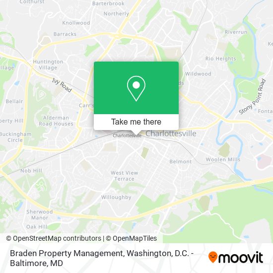 Braden Property Management map