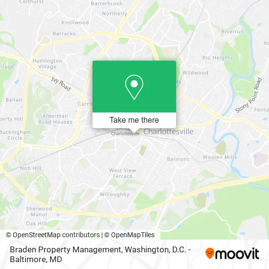 Braden Property Management map
