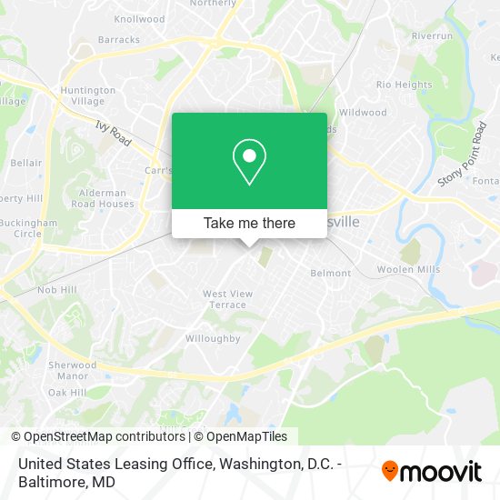 United States Leasing Office map