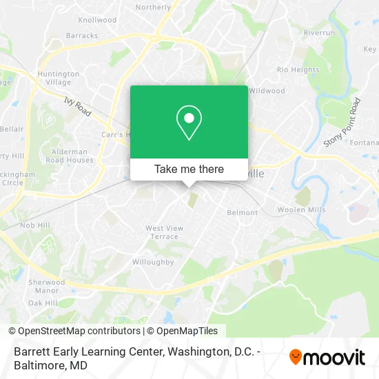 Barrett Early Learning Center map