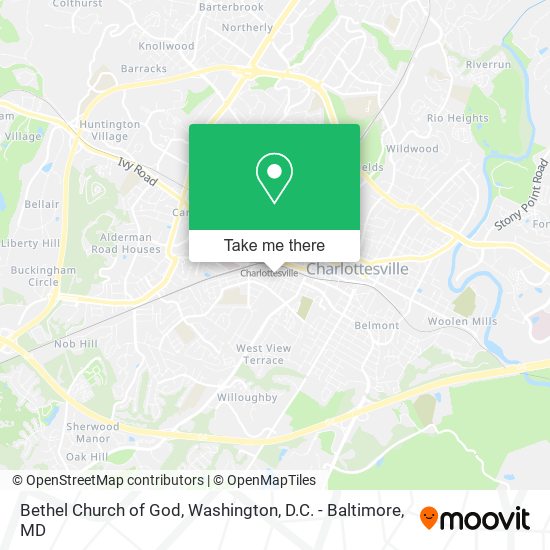 Bethel Church of God map