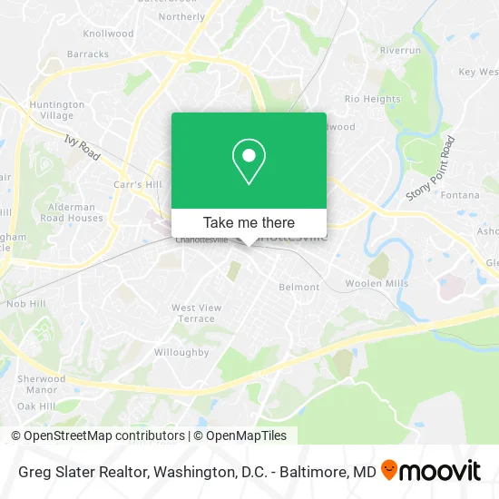 Greg Slater Realtor map