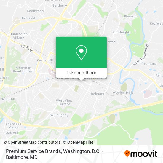 Premium Service Brands map