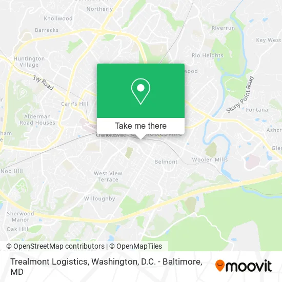 Trealmont Logistics map