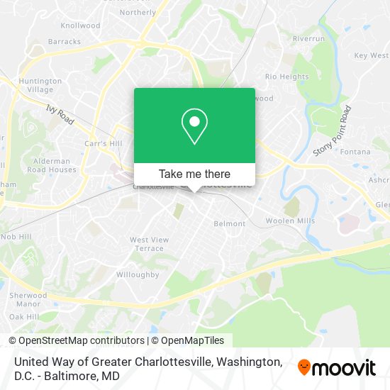 Mapa de United Way of Greater Charlottesville