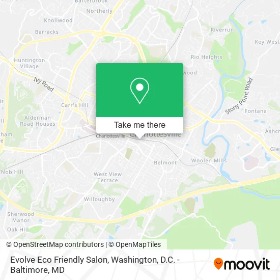 Evolve Eco Friendly Salon map