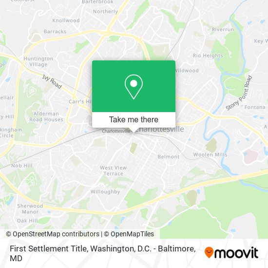 First Settlement Title map
