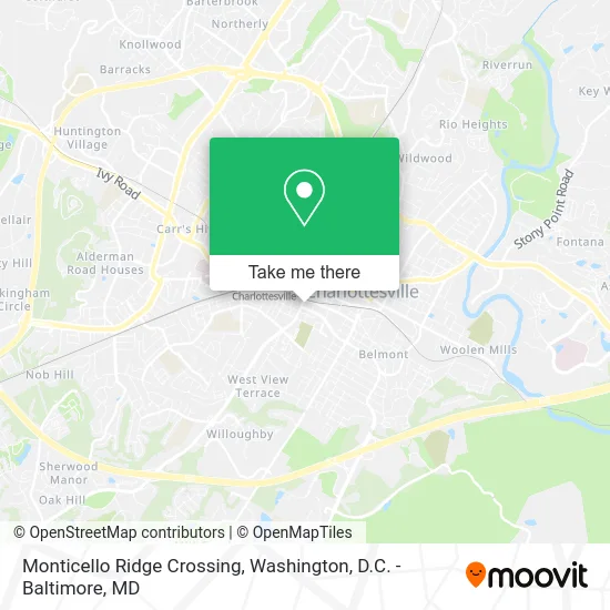Monticello Ridge Crossing map