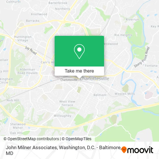 John Milner Associates map