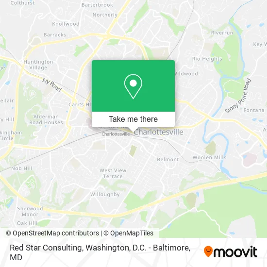 Red Star Consulting map