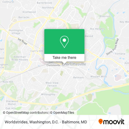 Worldstrides map