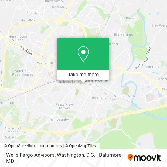 Wells Fargo Advisors map