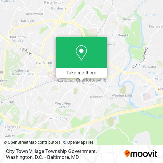 City Town Village Township Government map