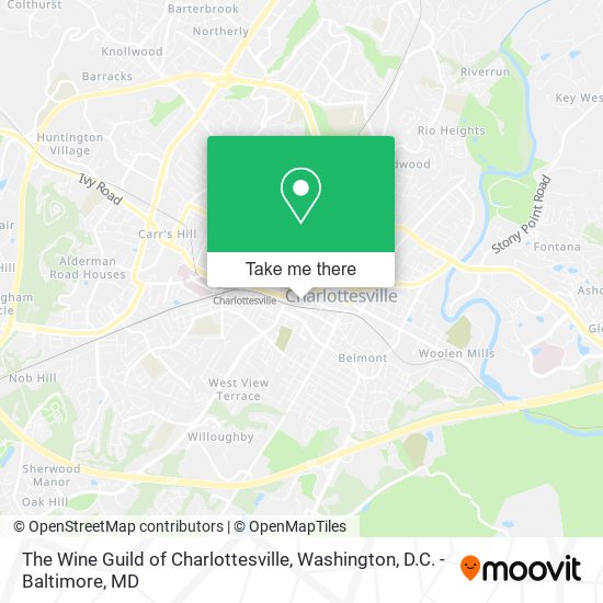 The Wine Guild of Charlottesville map
