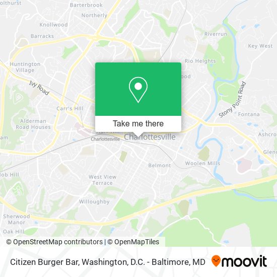 Mapa de Citizen Burger Bar