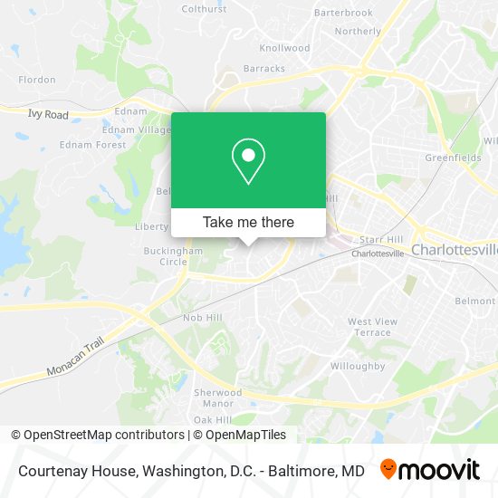 Mapa de Courtenay House