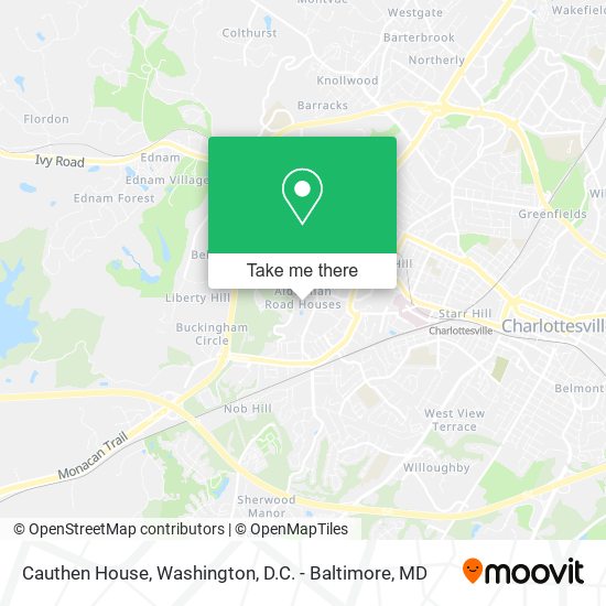 Cauthen House map