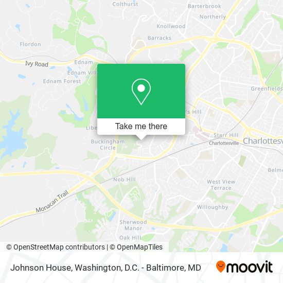 Johnson House map